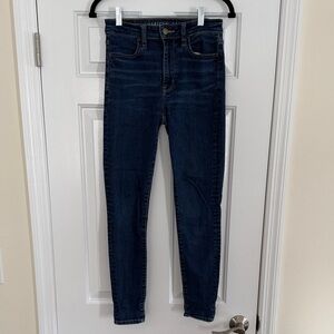American Eagle Outfitters Dark Blue Skinny Jeans